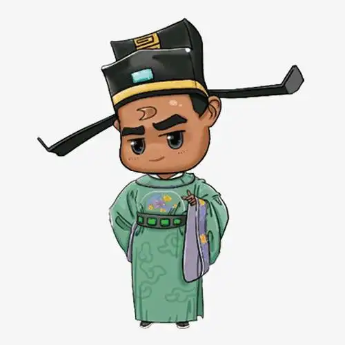 包公包拯包青天卡通清廉黑脸包公简笔画 第1页包公人物卡通简笔画 第