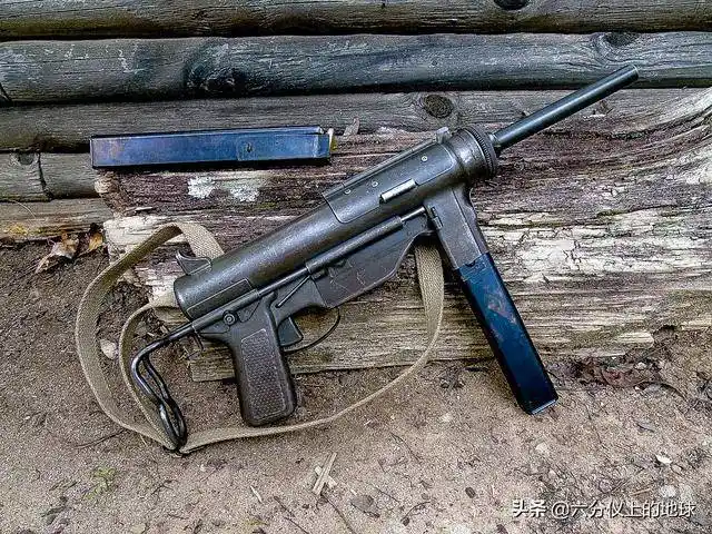 二战兵器全集发射子弹的油枪美国m3和m3a1冲锋枪
