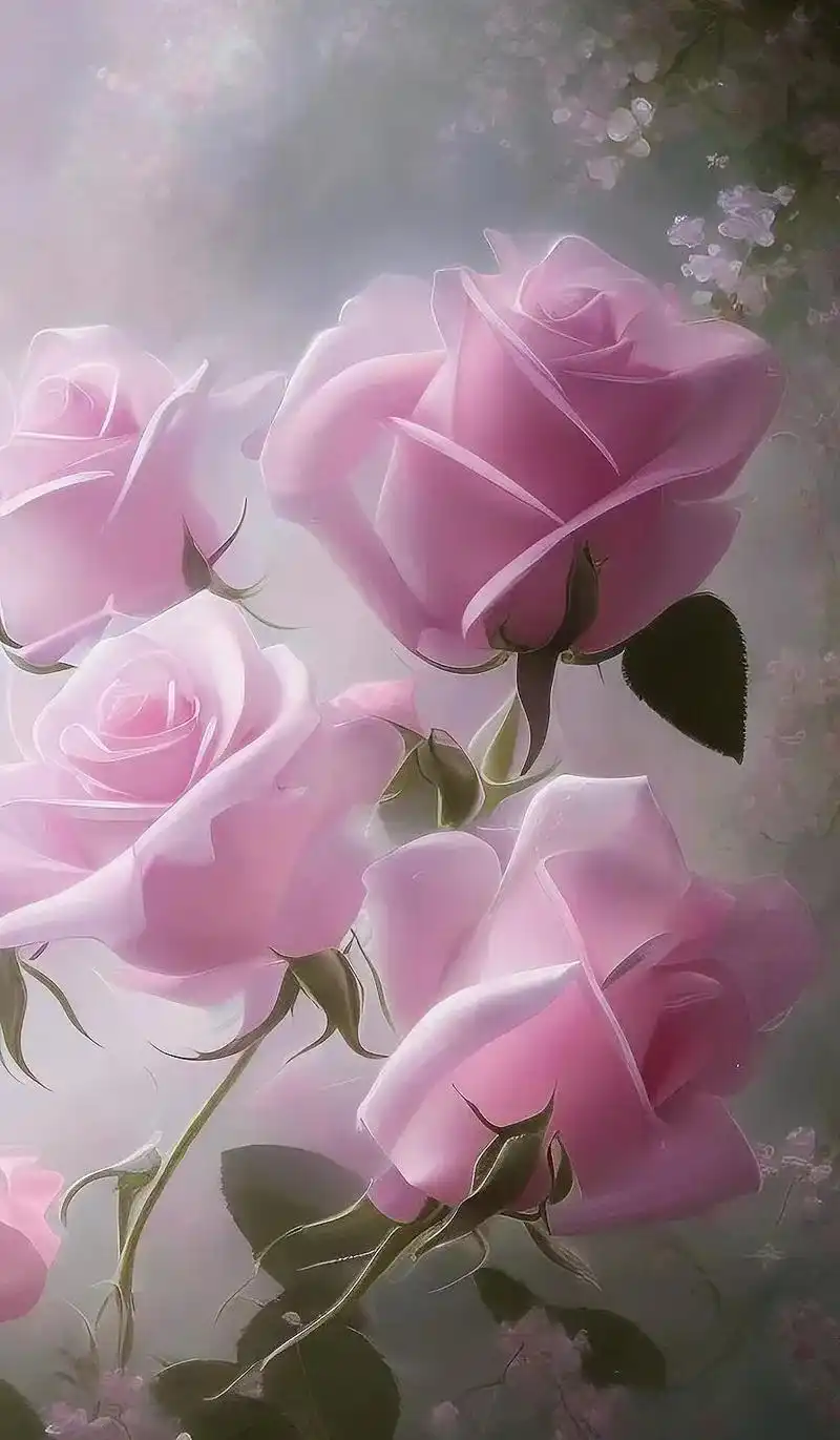 玫瑰花当然送你最爱的人#手机壁纸 #ai绘画