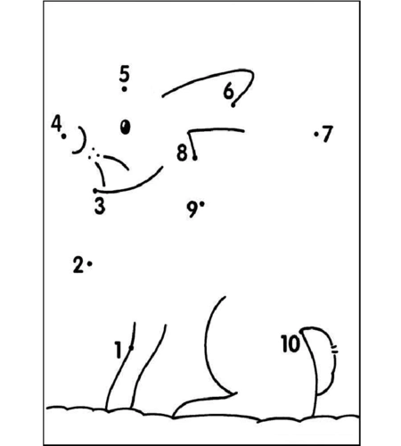 学前儿童练习-数字1-10连线答案