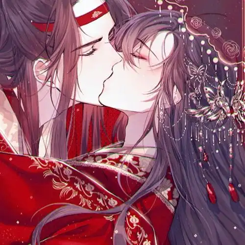 有哪些红色古风情侣头像? - 知乎