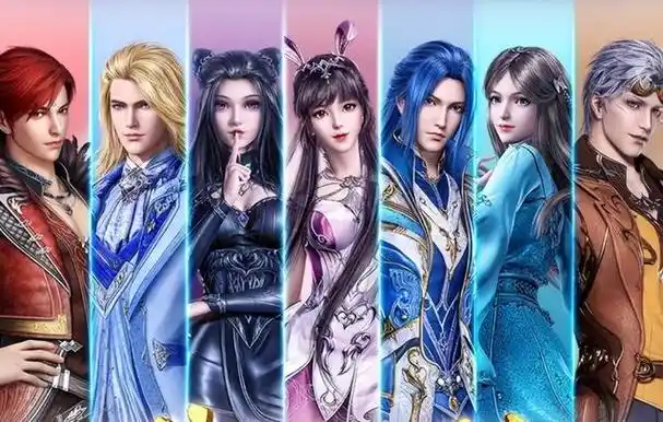 斗罗大陆小舞和宁荣荣排名(七怪全新合照公开)(1)