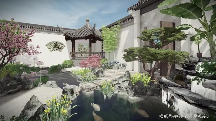 庭院设计:一所庭院筑一座凉亭,让生活和艺术互相交融!真的很美!