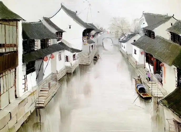 0048_中国江南水乡油画_43_0