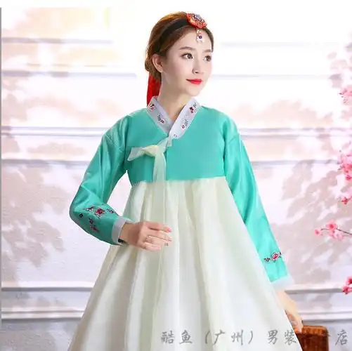 服】韩服女韩国宫廷古装伴娘服公主大长今朝鲜族民族服饰舞台演出服