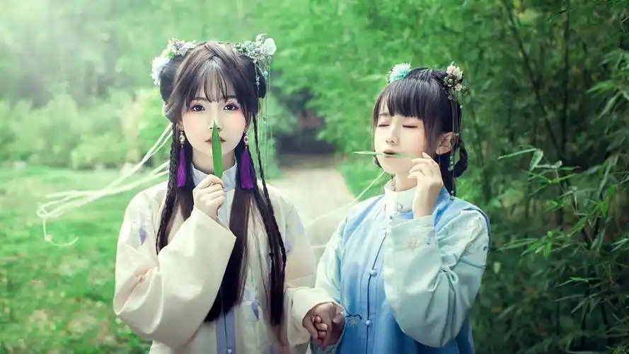 美女文艺古风美女模特壁纸19