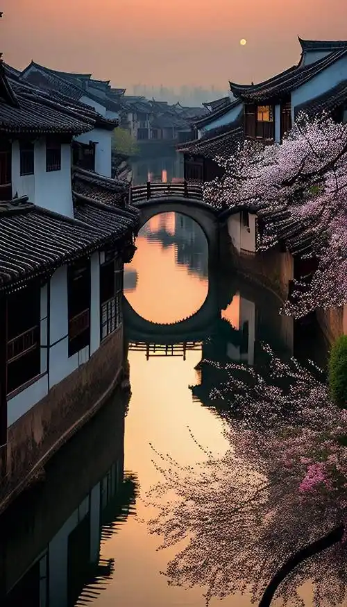 江南亭台楼阁绝美壁纸合集_诗情画意_园林_烟雨