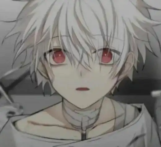 银发红瞳动漫帅气男生头像 动漫头像图片大全 -【爱个性】