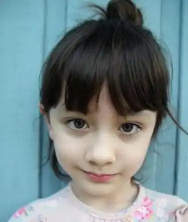 2岁女宝宝短发齐耳发型儿童丸子头发型图片