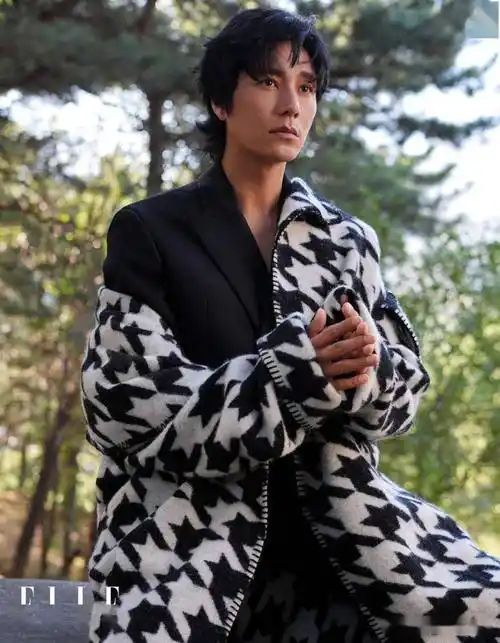 男星陈坤《elle》闭年刊封面大片,文艺绅士帅气深沉有格调