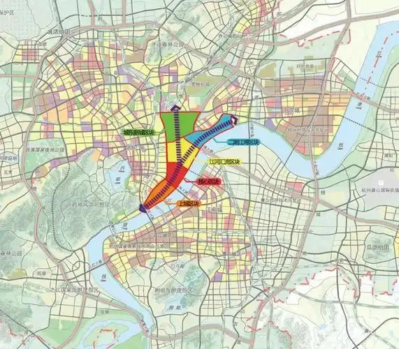 钱江新城2.0规划示意图
