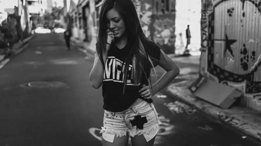 高雅大气有风范的黑白欧美美女