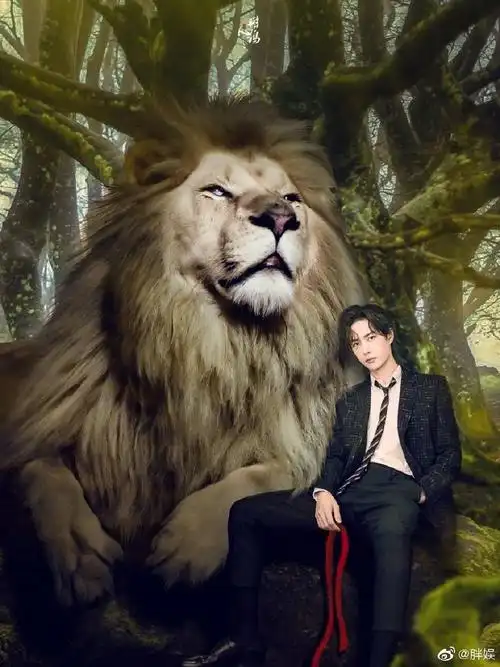 狮子王一博灵猫肖战,画的真好 来自胖娱 - 微博