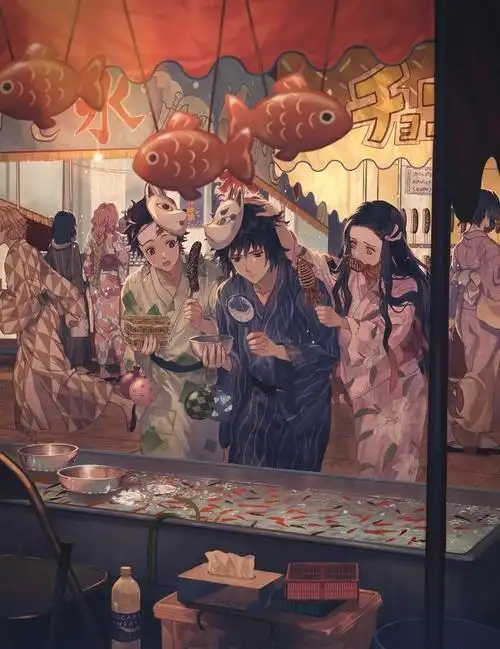 集体大合照鬼灭之刃