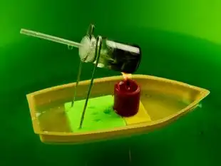 科技小制作发明材料幼儿科普培训实验器材儿童科学实验玩具蒸汽船