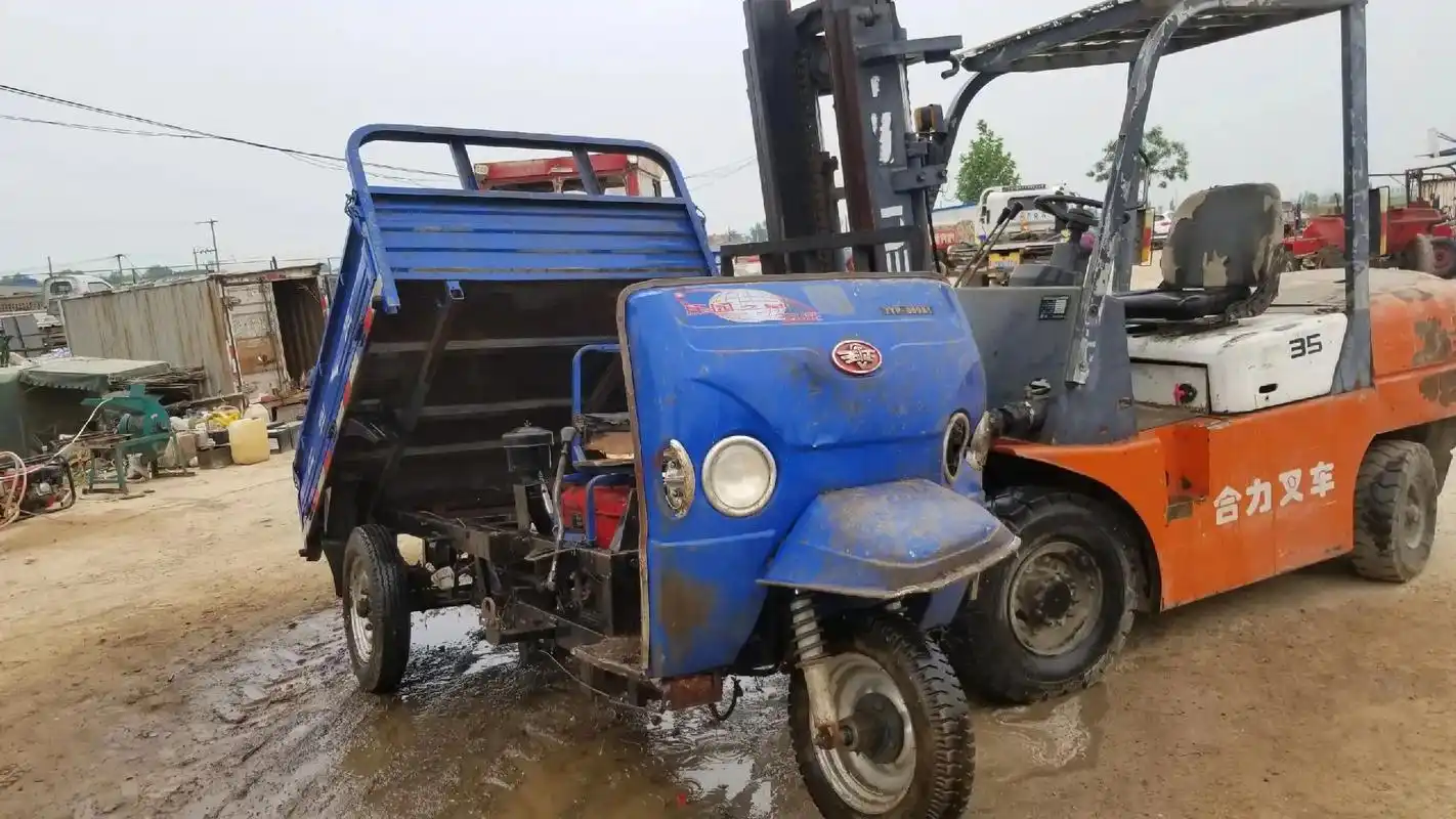 五征三轮自卸车三台,高价拿下#工程机械 #农用 - 抖音