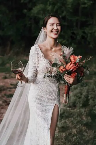 超有感觉的ins风森系婚纱照深圳婚纱照