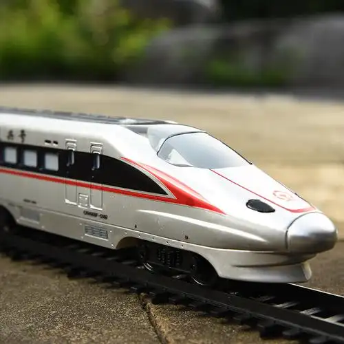 奥乐仿真复兴电动高铁轨道声光和谐号动车模型电动