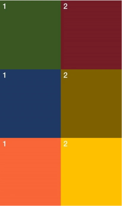 首先,将两只手分别放在1和2两种颜色上,仔细观察后记下手部肤色更