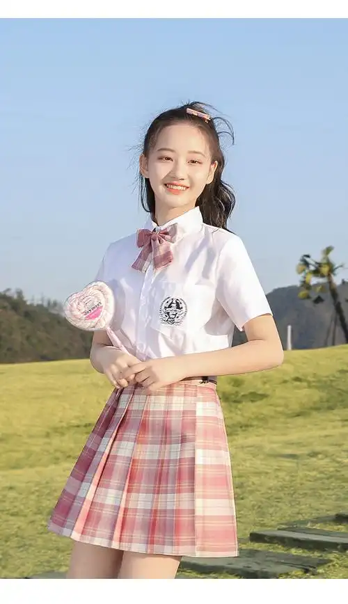 小学生校服夏季女童jk裙正版10小学生12岁女孩夏装女大童夏季学院风