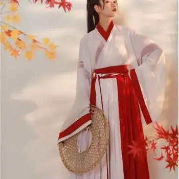 古装交领汉元素刺绣锦霞套装表演服中国风青春风女式漂亮衣服洋气温柔