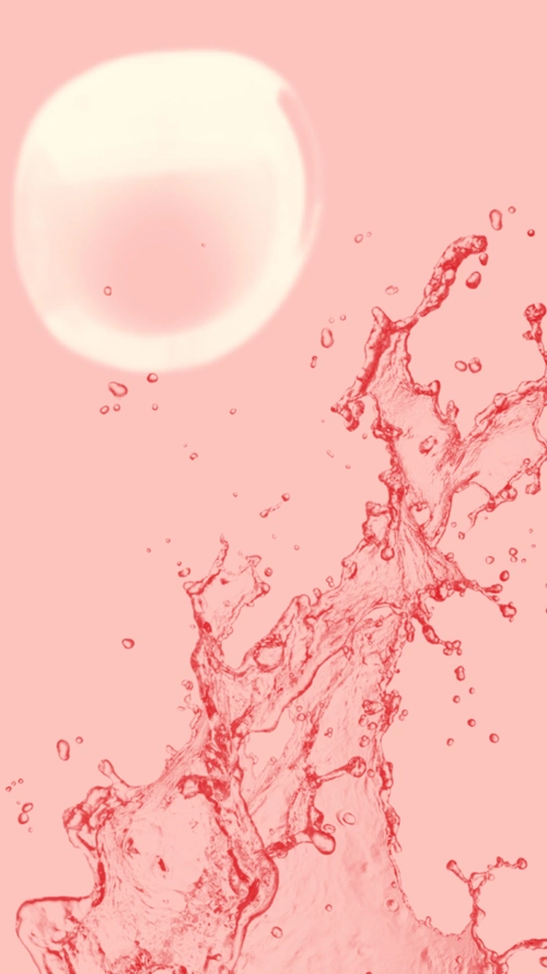 粉色水花背景图