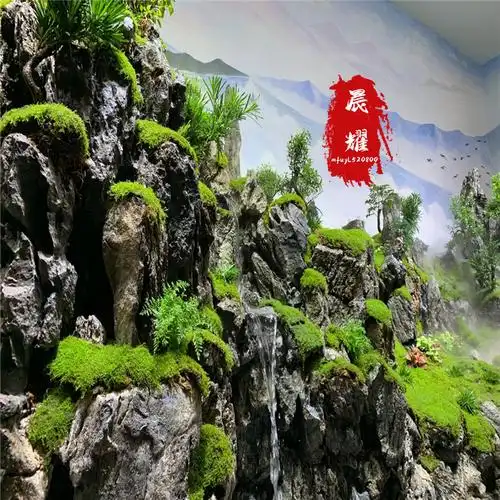 供应青龙石 小英石鱼缸石 青龙石假山瀑布