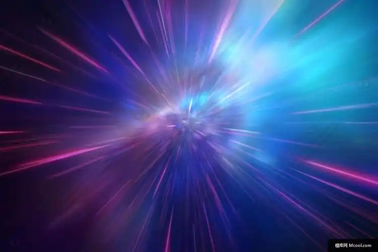 炫酷放射状光效背景psd分层素材