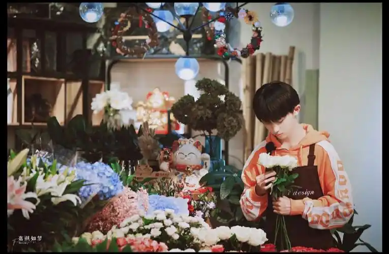 马嘉祺x你 一束白玫瑰