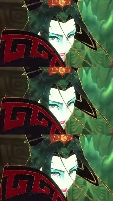 姜子牙:带你看看不一样的苏妲己,一袭红衣气场全开,瞬间成全场焦点