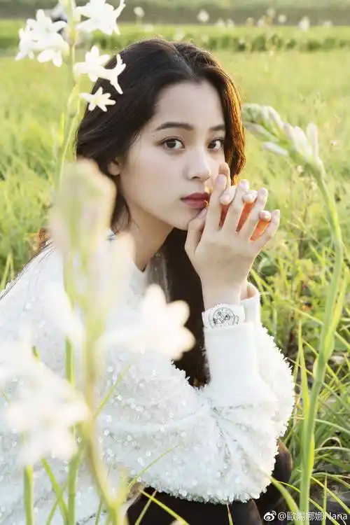 欧阳娜娜晒美照,气质清新温婉的她有一种初恋的感觉