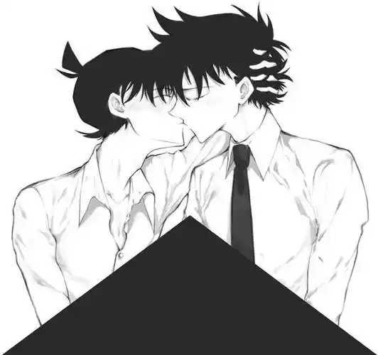 原创名侦探柯南漫迷中心基德送给新一的生日礼物