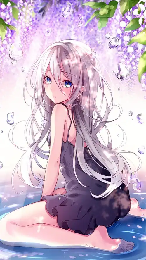 二次元动漫女主精美插画图集!借水开花自一奇,水沉为骨玉为肌