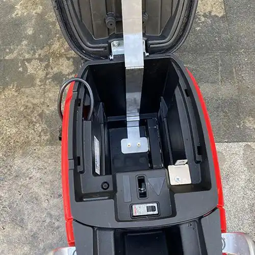 专用雅迪de3电动车防盗电池锁板电瓶车锂电池不锈钢更多电动车零