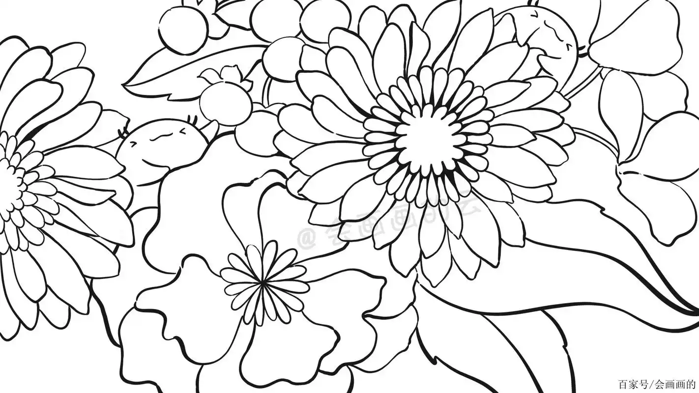 手绘插画过程图分享,用最简单的线条画出绚丽的画,新手也可以!