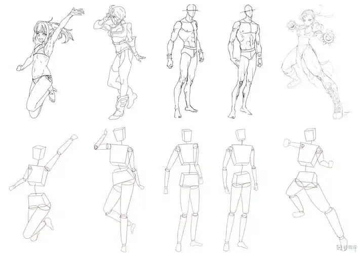 写生动态—角色人体动态基础训练