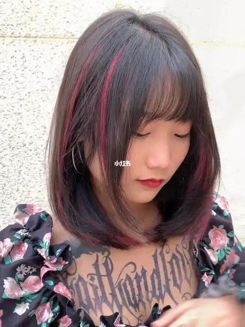 挑染|最火红混血挑染_染发_烫发_剪发_挑染_发型_接头发_f16广大购物