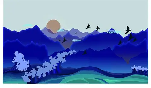 山|插画|商业插画|海水中的淡水鱼 - 原创作品 - 站酷 (zcool)