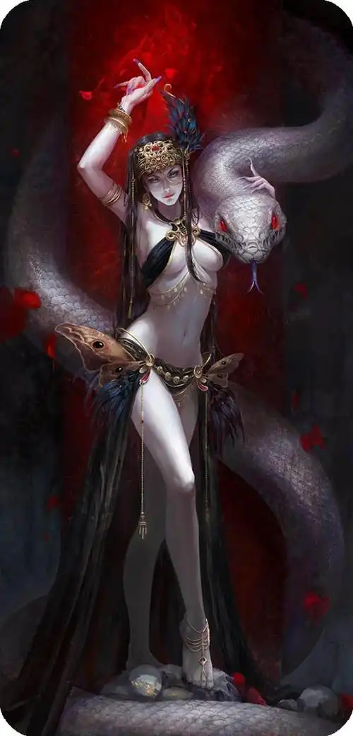 枯萎的喵星人采集到人鱼 蛇女 2