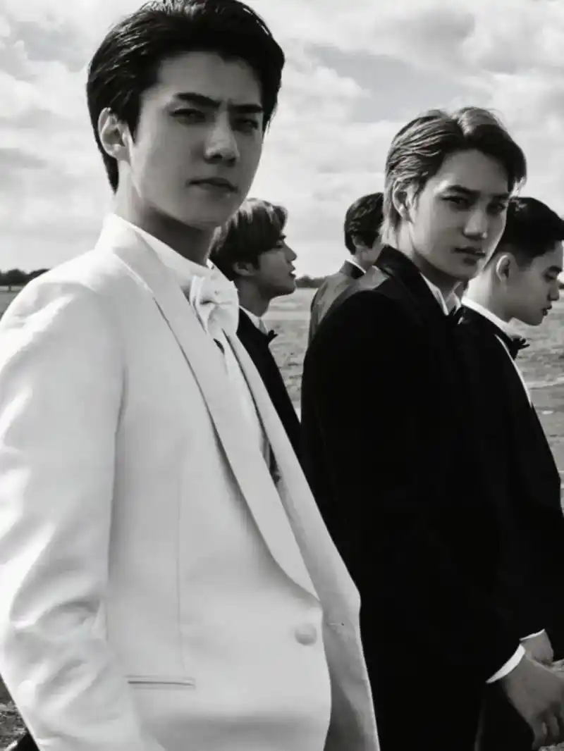 exo #吴世勋世勋 #黑白照 - 抖音