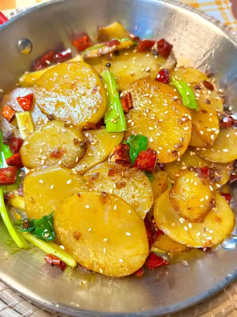 干锅土豆片08.#每日美食分享 #我是美食创作者 #做菜我是 - 抖音