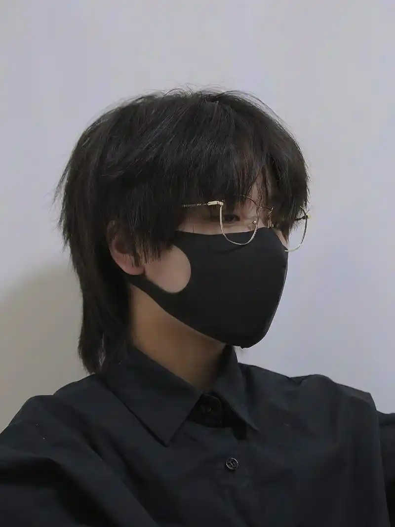 短发狼尾 狼尾一共留了有半年的时间 不停的修 打薄 后脑勺是要剪短的