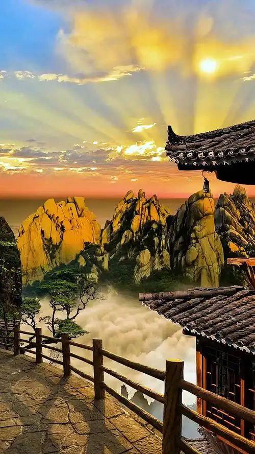 蹲守三天三夜,有幸让我拍到了,岈山的云海仙境,这样的美景真的很罕见