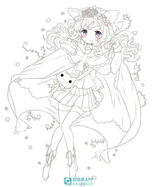 线条练习还是不能懈怠的,所以线稿的学习是每一个画者必须要经历