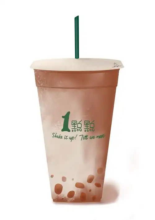 【绘画教程】用procreate画一点点奶茶!