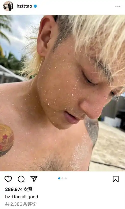 正值妇女节 , 当女性们收获祝福时 , 男星黄子韬因为一组游泳照"