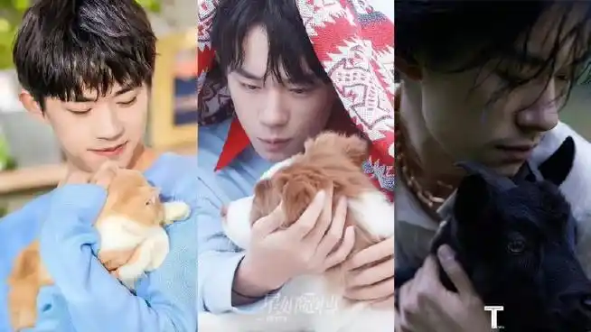 易烊千玺对比图##易烊千玺 米兰时装周