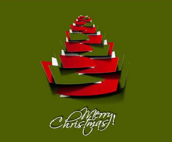 19创意的圣诞树矢量素材