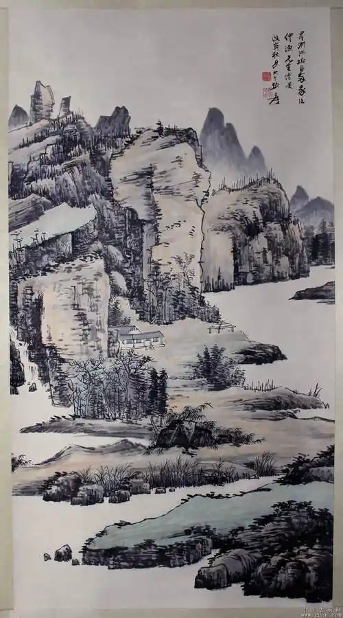 50幅绝美风景水墨画欣赏,有一种让人自豪的艺术叫中国水墨画