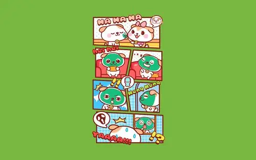 秋田君可爱小漫画电脑壁纸 - 卡通图片 - 设计帝国